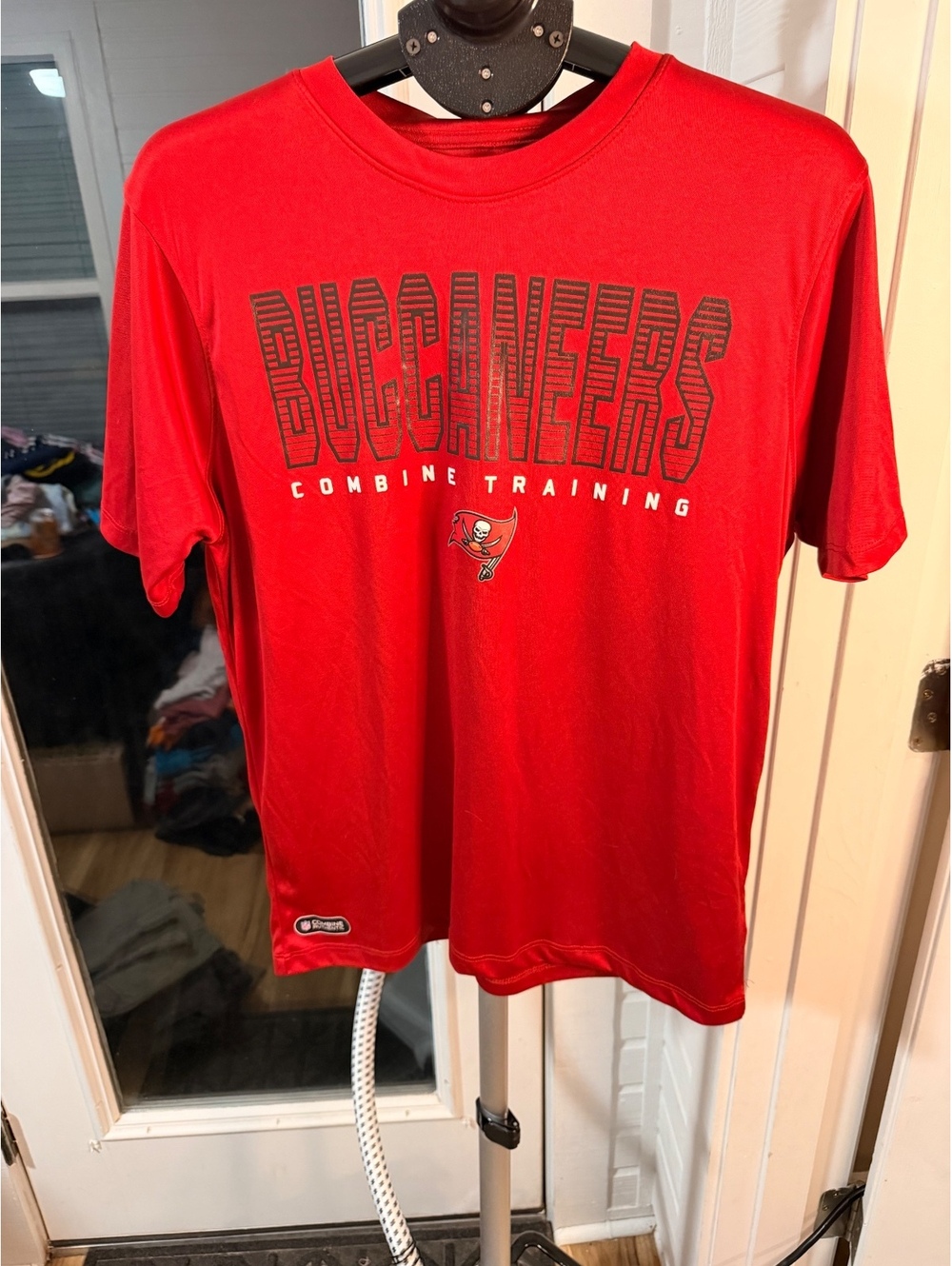 NFL Team Apparel Tampa Bay Buccaneers Red T Shirt